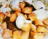 マクロビ☆根菜のアヒージョ作り方3写真