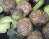 さつまいもと肉団子の甘煮作り方5写真