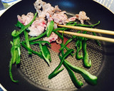 ピーマンと豚肉でできるおいしい中華炒め作り方3写真