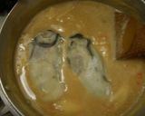 ポカポカ。。牡蠣の味噌ミルク煮♪作り方5写真