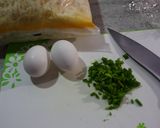 焼きチーズでカリカリ目玉焼き作り方1写真