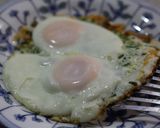 焼きチーズでカリカリ目玉焼き作り方10写真