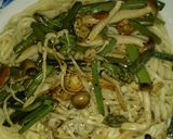 和風パスタ☆山菜!簡単!作り方4写真