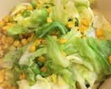 #春キャベツとコーンのさっと煮作り方4写真