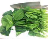 油揚げとほうれん草の濃厚クリームパスタ作り方2写真