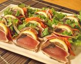 かつおのたたきサラダ仕立てレモン風味作り方7写真