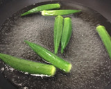 材料４つ♪簡単 オクラのおろし和え作り方3写真