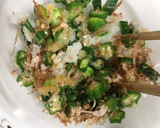 材料４つ♪簡単 オクラのおろし和え作り方5写真