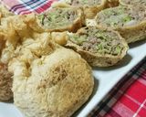 油揚げのなんちゃって巾着メンチカツ‼作り方5写真