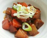 簡単ヘルシー!!蒟蒻と人参の土手煮風作り方9写真