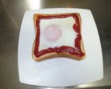 簡単・朝食目玉トースト作り方4写真
