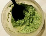 レンジで簡単☆小松菜でなんちゃって草餅作り方4写真
