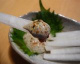酒の肴に♪カニ味噌ディップ 七味がけ～☆作り方2写真