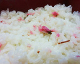 桜の塩漬けと米だけ　春を味わうお花見弁当作り方5写真
