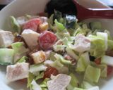 鶏むね肉と野菜のチョップドサラダ作り方7写真