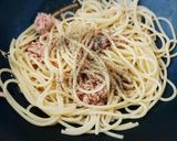 和風シーチキンパスタ作り方4写真