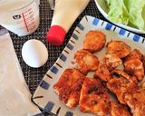 HM★リメイク【BBQチキンオムレット】作り方3写真