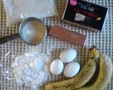 ホットケーキmixでチョコバナナマフィン作り方1写真