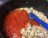 サバ水煮で作るトマトソースパスタ作り方5写真