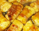 旨い(*^^*)お豆腐の豚肉巻き煮～♬作り方4写真