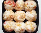 揚げ玉と紅生姜のおにぎり作り方4写真