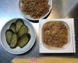 簡単ぬか漬けアレンジ★古漬けパスタ作り方1写真