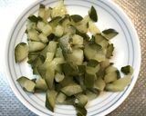 簡単ぬか漬けアレンジ★古漬けパスタ作り方2写真