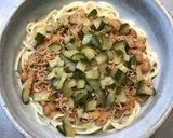 簡単ぬか漬けアレンジ★古漬けパスタ作り方3写真