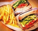 カフェ風サンドイッチ作り方6写真