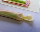 セロリとベーコンチーズのスティック春巻き作り方4写真