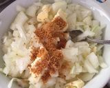 椎茸入りデミグラスハンバーグチーズがけ作り方1写真