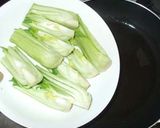 チンゲン菜と人参のナムル風炒めもの作り方4写真