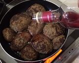 椎茸入りデミグラスハンバーグチーズがけ作り方7写真