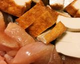 厚揚げでかさ増し！鶏キムチ作り方1写真