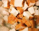 厚揚げでかさ増し！鶏キムチ作り方4写真