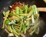 若ごぼうと牛肉の炒め煮作り方7写真