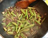 若ごぼうと牛肉の炒め煮作り方10写真