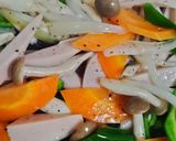 ギョニソの野菜炒め＊焼き肉のタレ炒め作り方3写真
