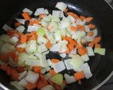 キャベツたっぷり鶏もも肉のトマトスープ作り方3写真