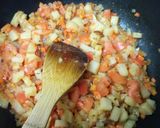 フライパンひとつでがっつりドライカレー作り方3写真