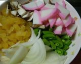 たくあんで(^o^)昭和の炒飯♪作り方1写真