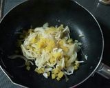 たくあんで(^o^)昭和の炒飯♪作り方3写真