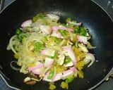 たくあんで(^o^)昭和の炒飯♪作り方4写真