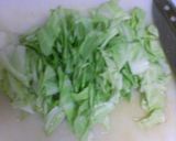 簡単　ひき肉とキャベツのさっと煮作り方1写真