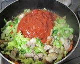 キャベツたっぷり鶏もも肉のトマトスープ作り方6写真