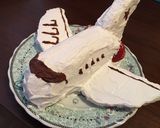 飛行機ケーキ作り方12写真
