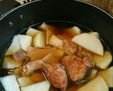 ☺簡単大根と鮭の缶詰の煮物❗作り方3写真