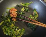 明太子とほうれん草のクリームパスタ作り方8写真