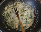 明太子とほうれん草のクリームパスタ作り方10写真