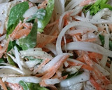 菜の花と新玉ねぎの旬なサクサクかき揚げ♪作り方2写真